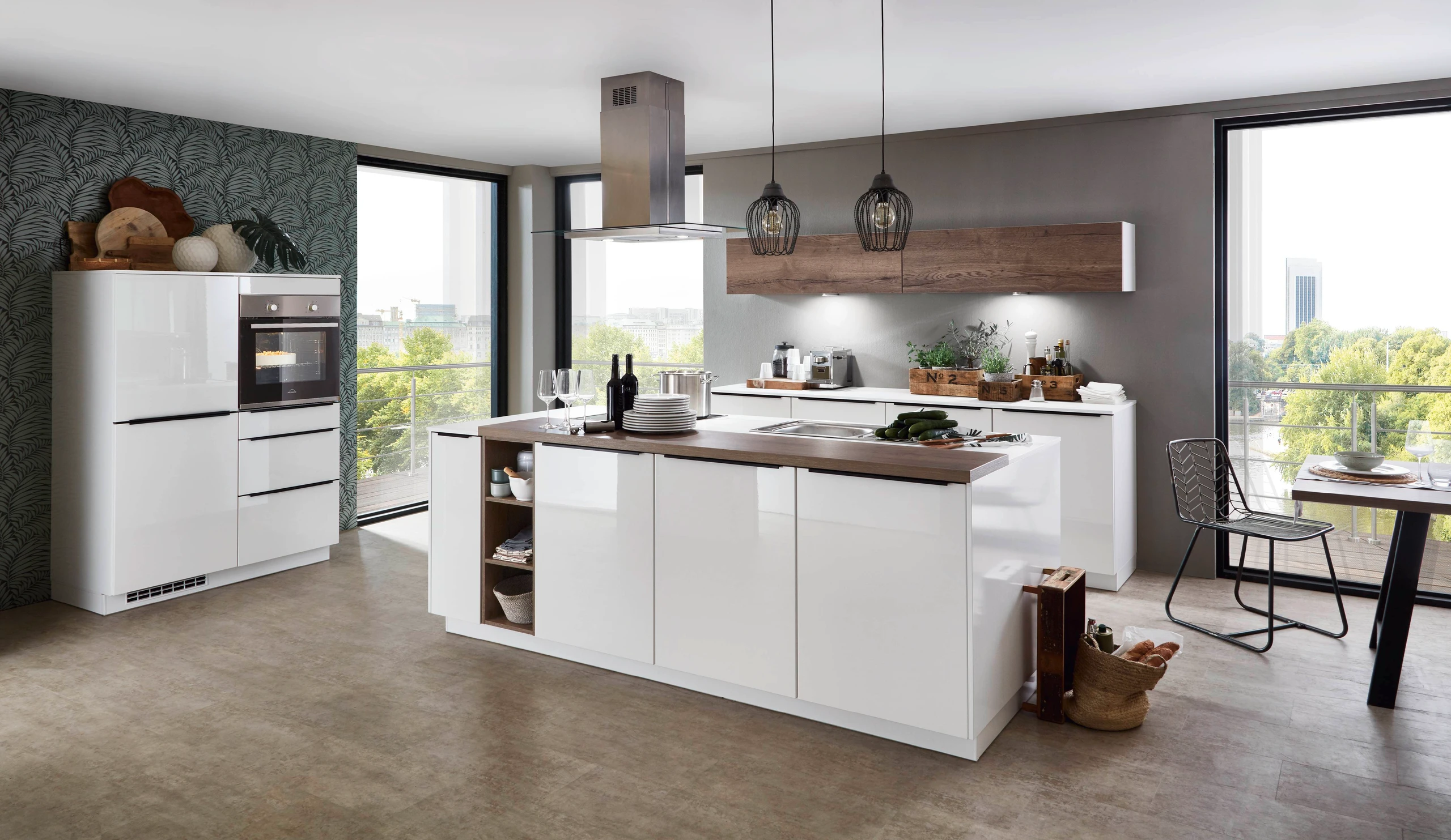 Espirit kitchen with classic proportions